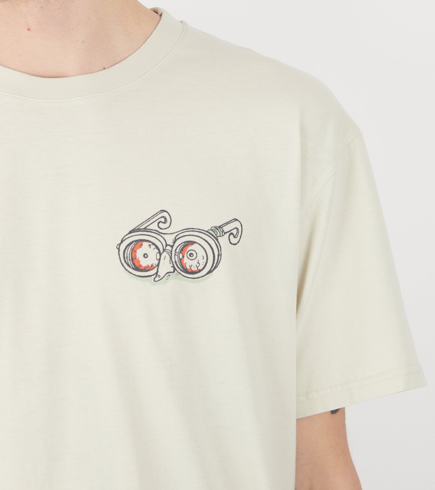 Eyeballin T-shirt Bone White