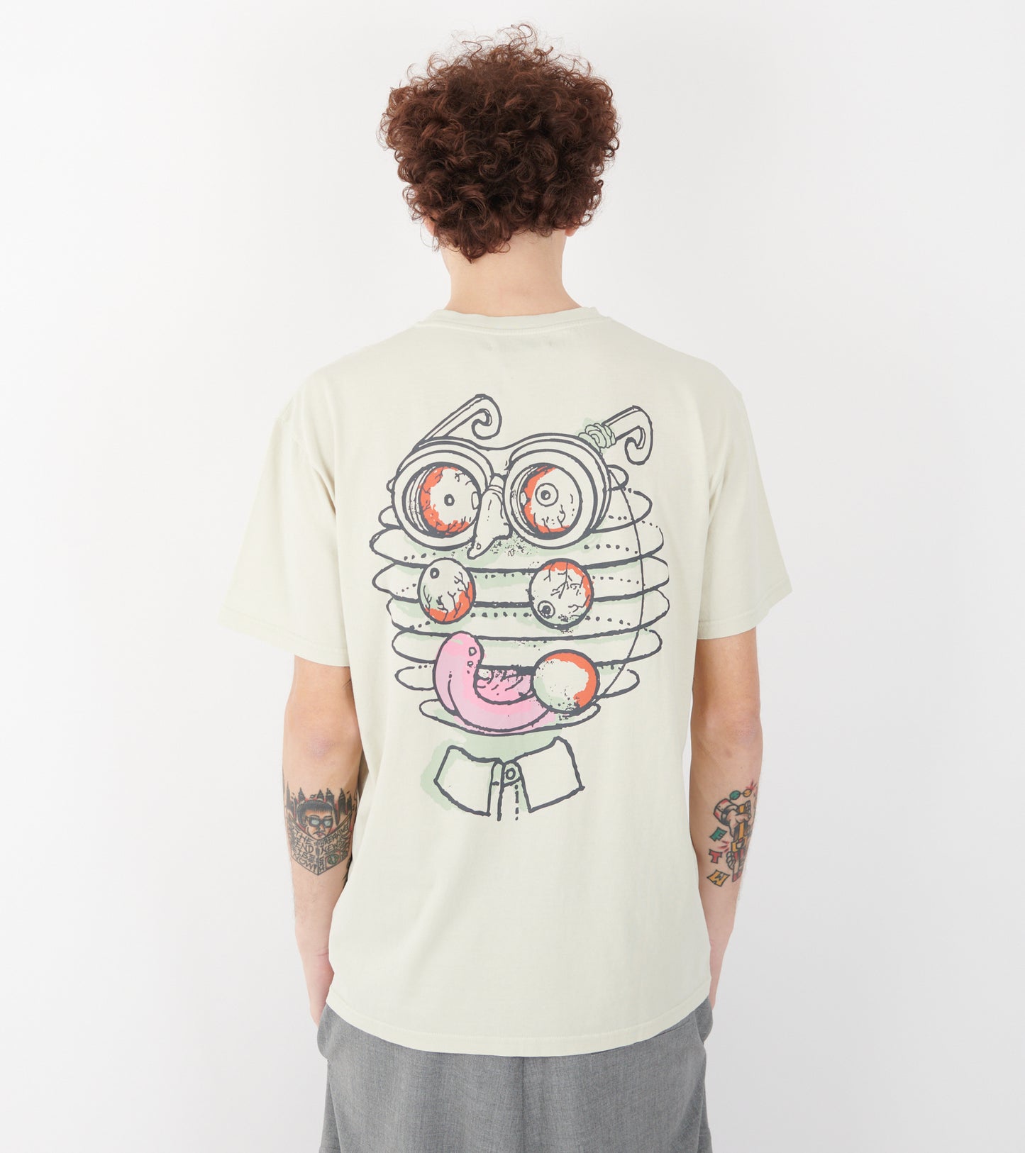 Eyeballin T-shirt Bone White