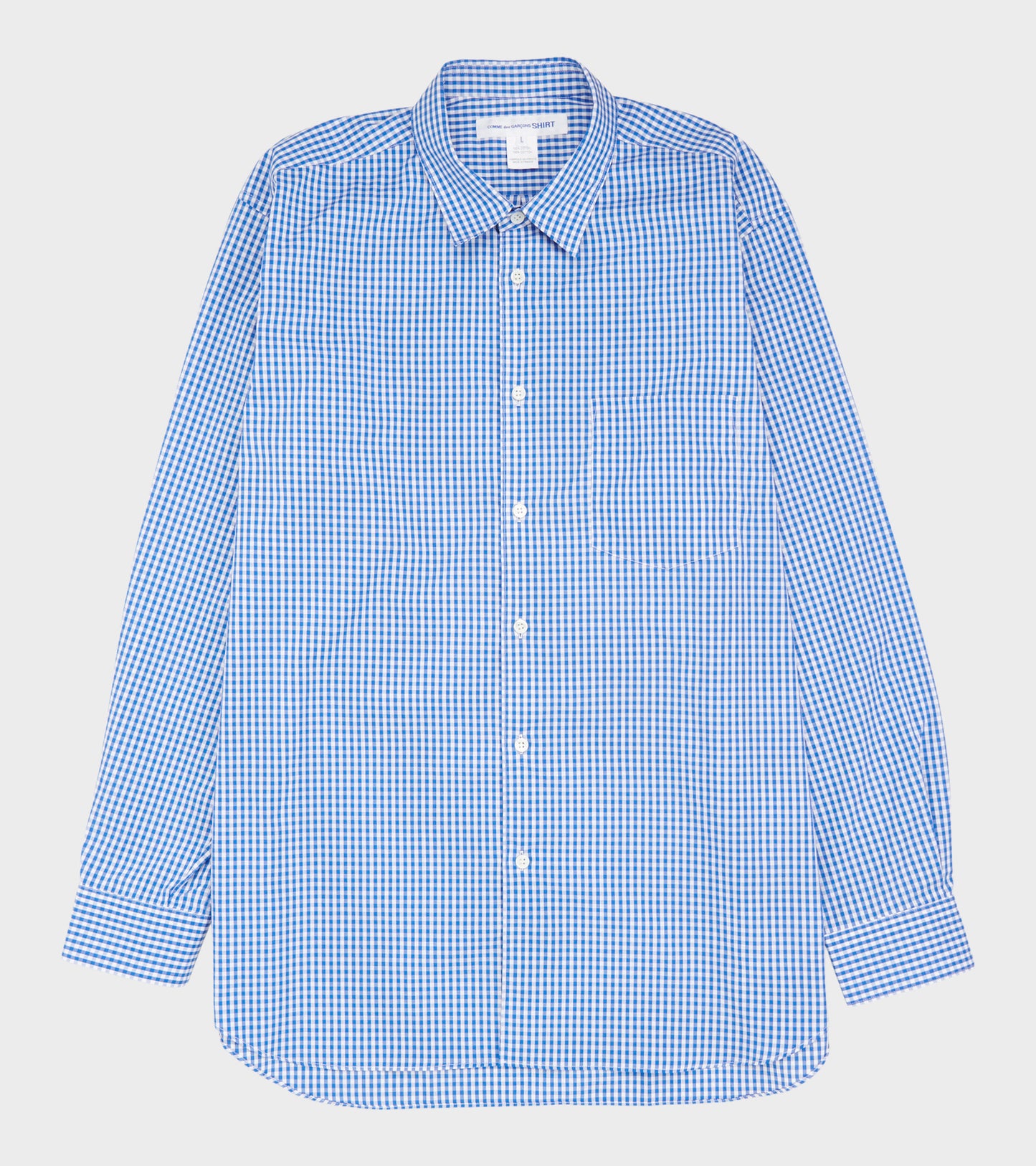 Check Shirt Cobalt Blue/White