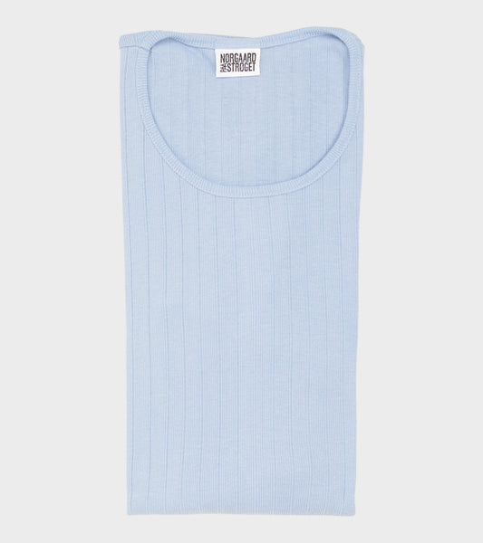 101 Rib Solid Colour Powder Blue
