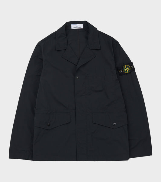 Micro Twill Jacket Black