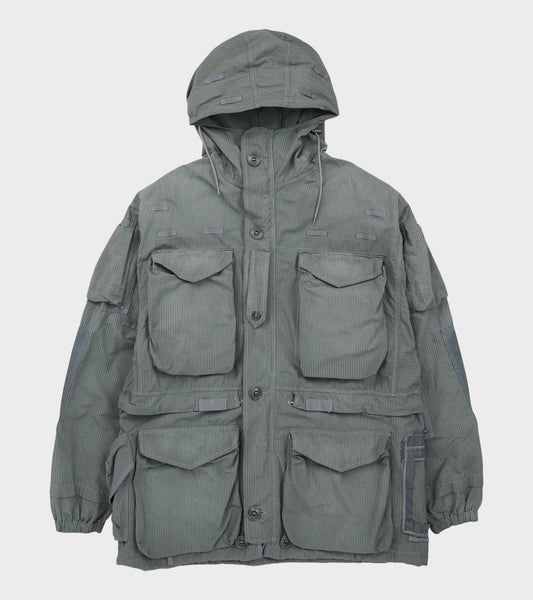 Ripstop Pocket Coat Dusty Green