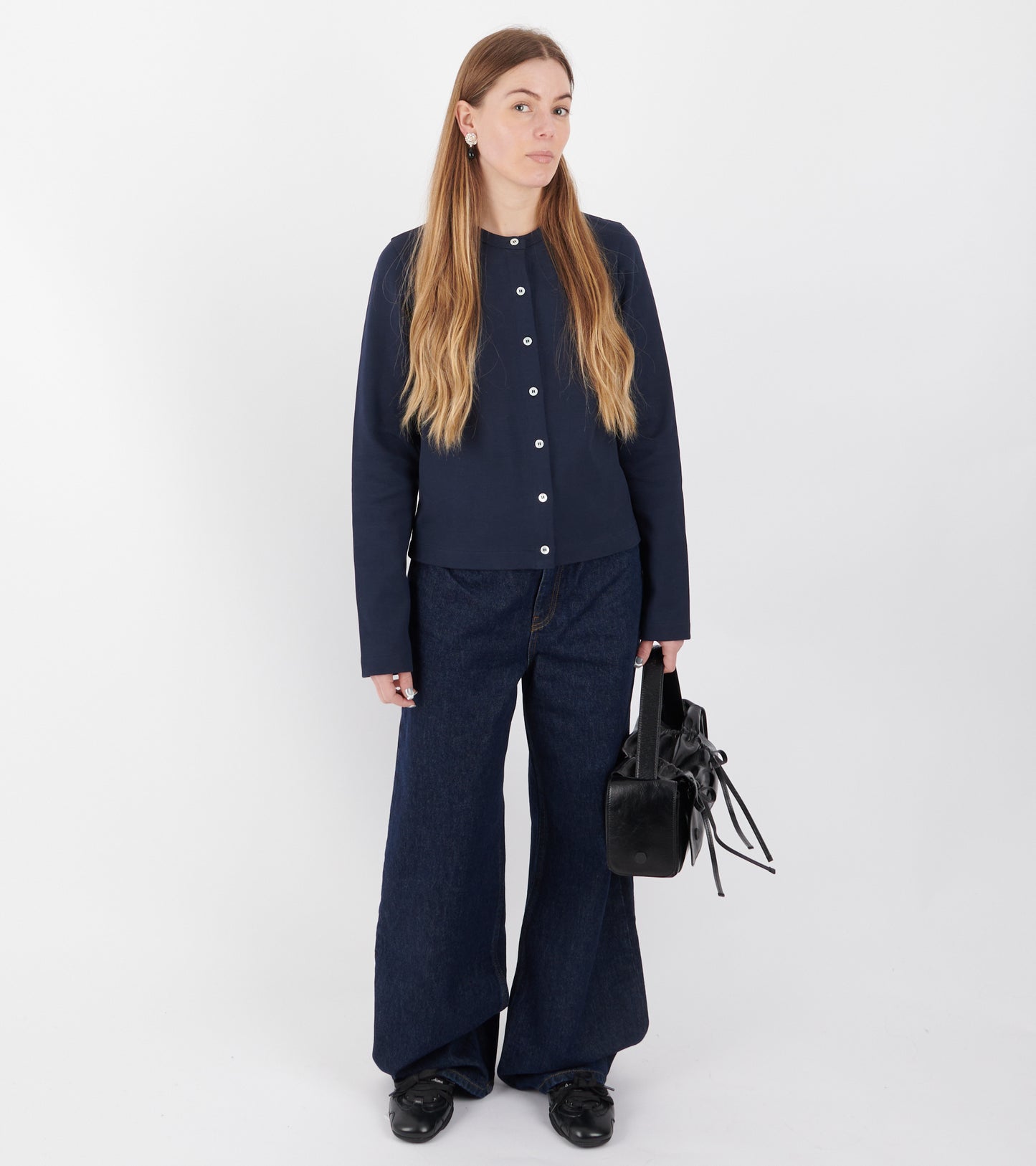 Lace Up Leather Shoes Black