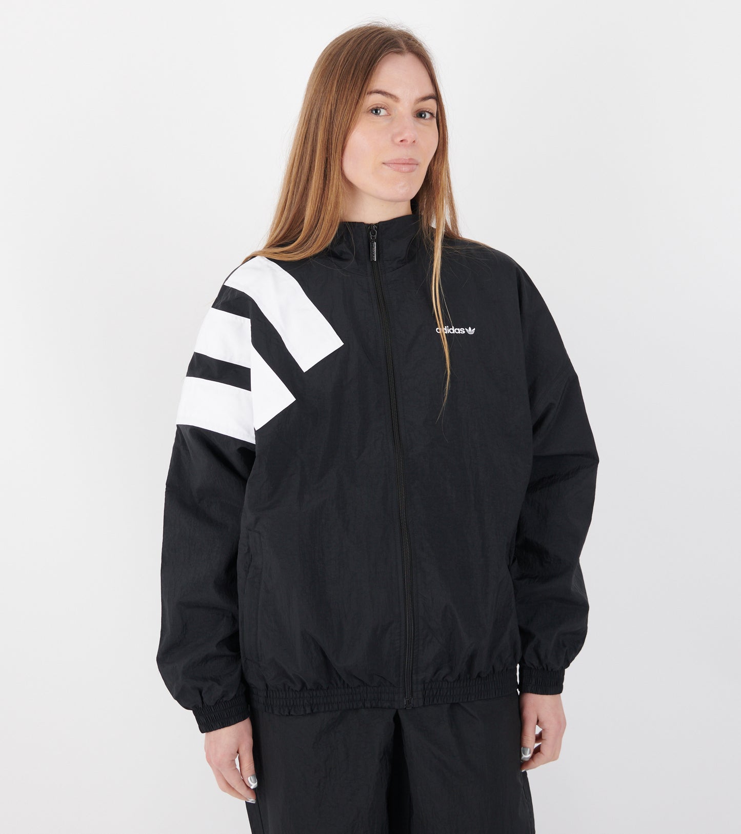 Blocking Track Top Black/White