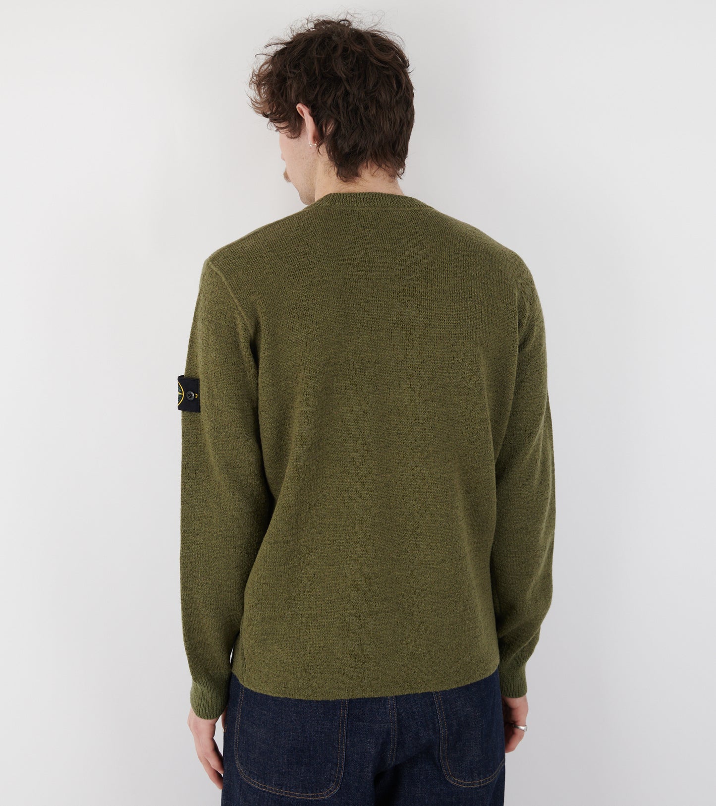 Wool Mix Knit Olive