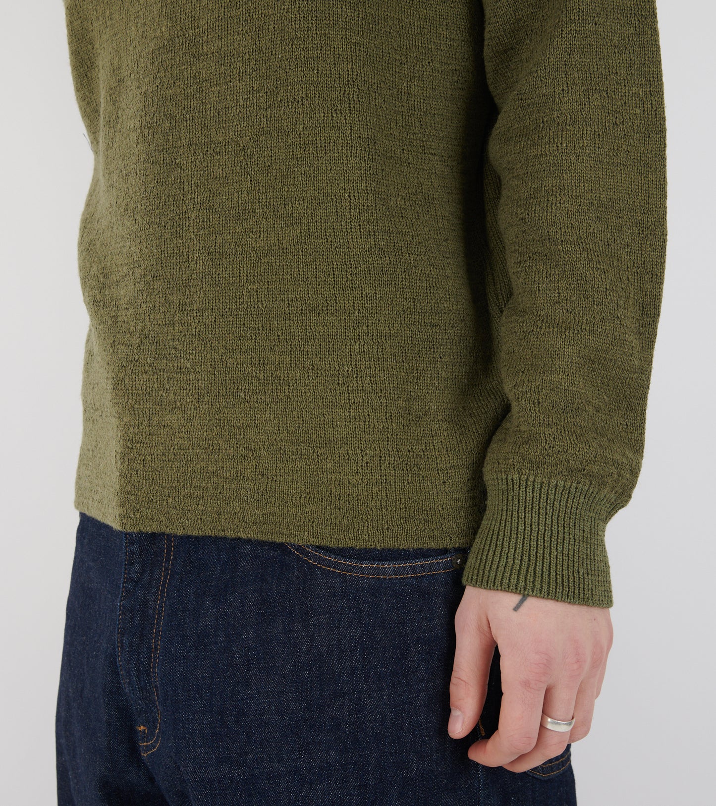 Wool Mix Knit Olive