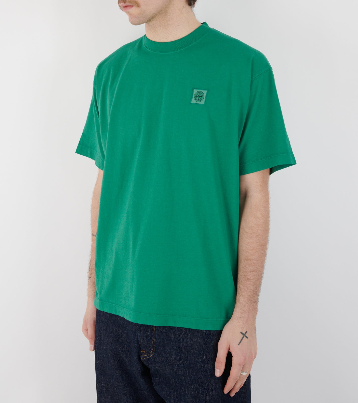 Boxy Logo T-shirt Green