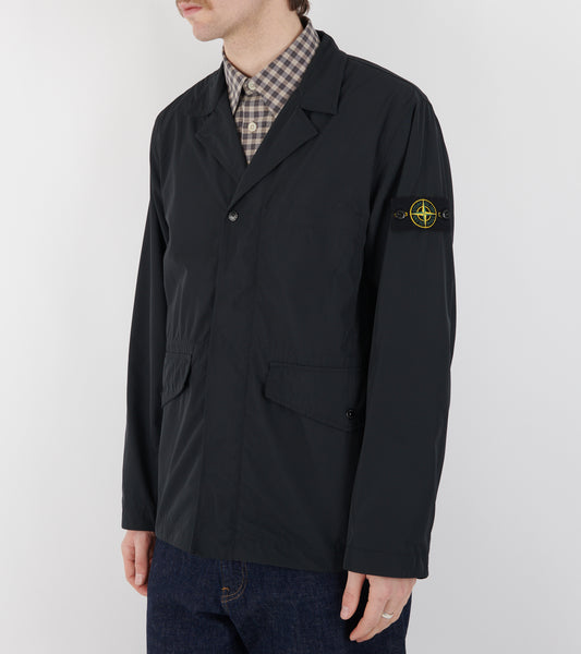 Micro Twill Jacket Black