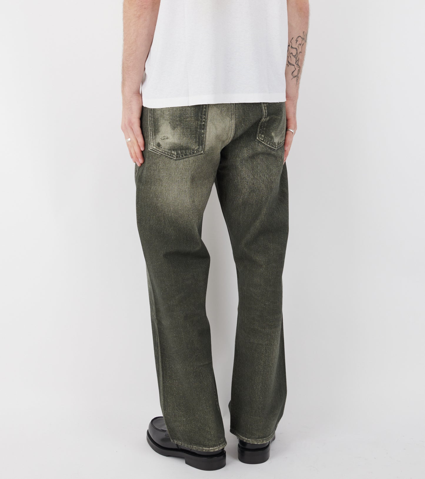 Third Cut Jeans Digital Black Aurora Print