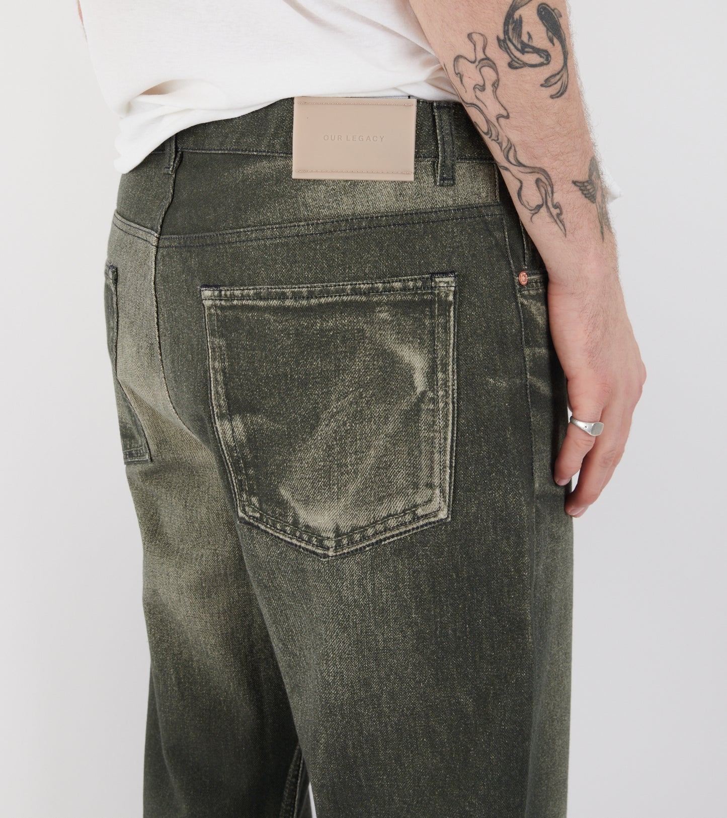 Third Cut Jeans Digital Black Aurora Print