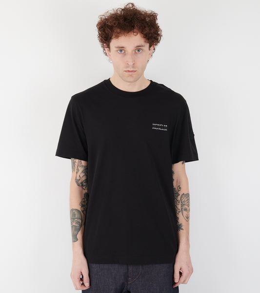 Logo Cotton Jersey T-shirt Black