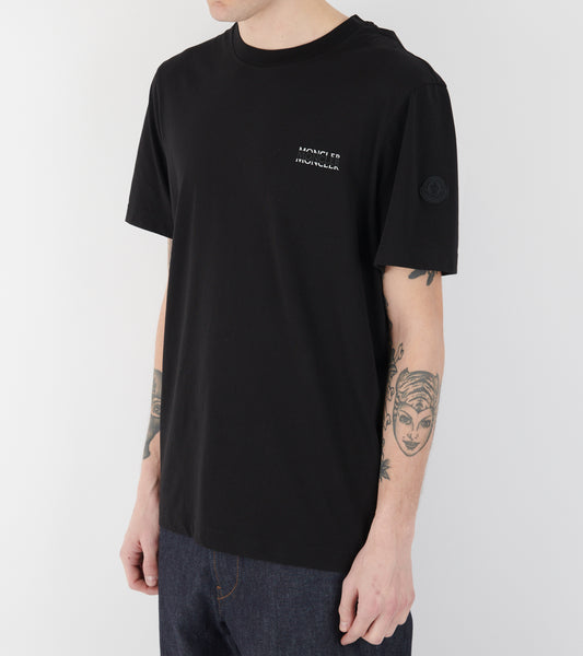 Logo Cotton Jersey T-shirt Black