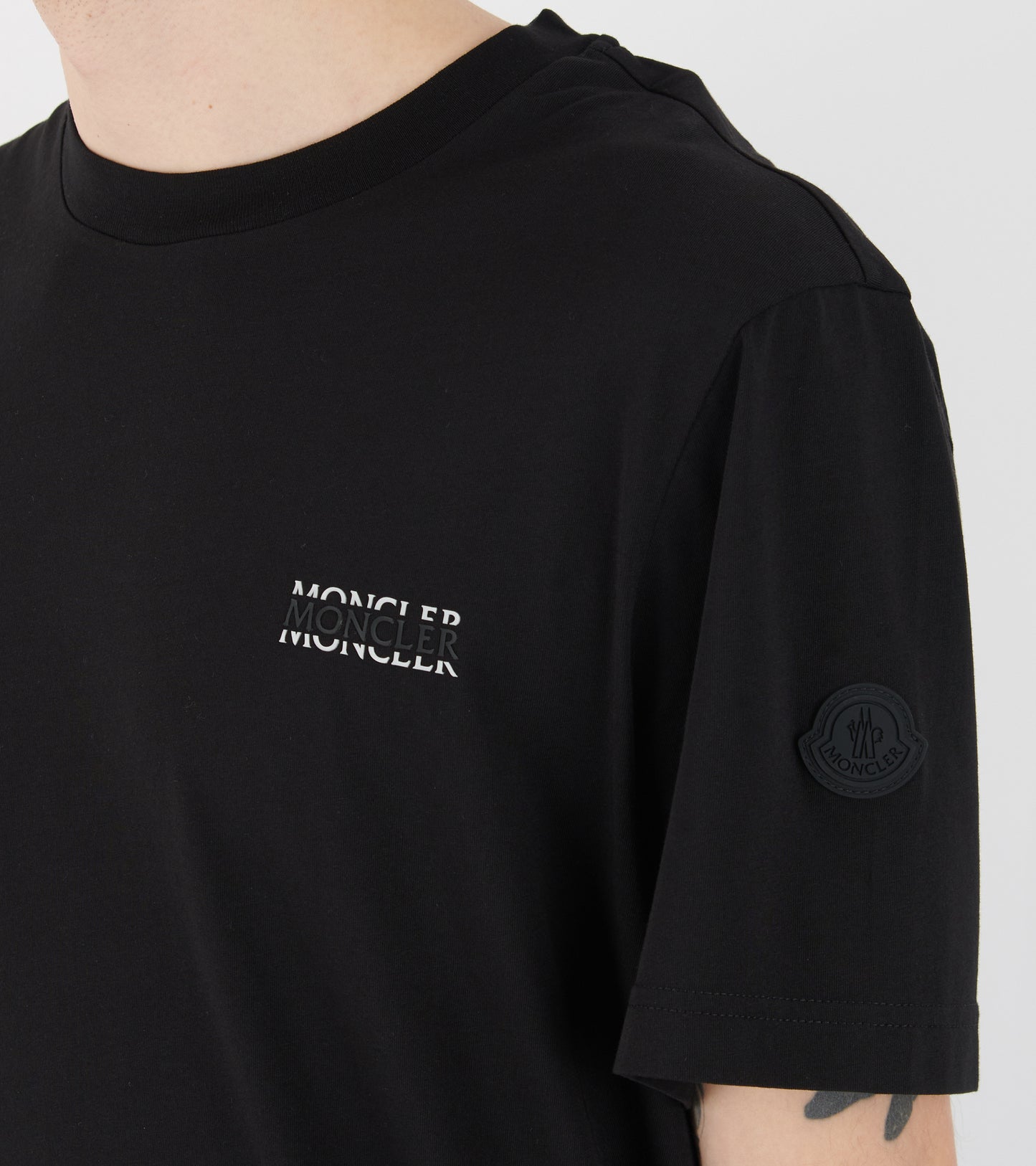 Logo Cotton Jersey T-shirt Black