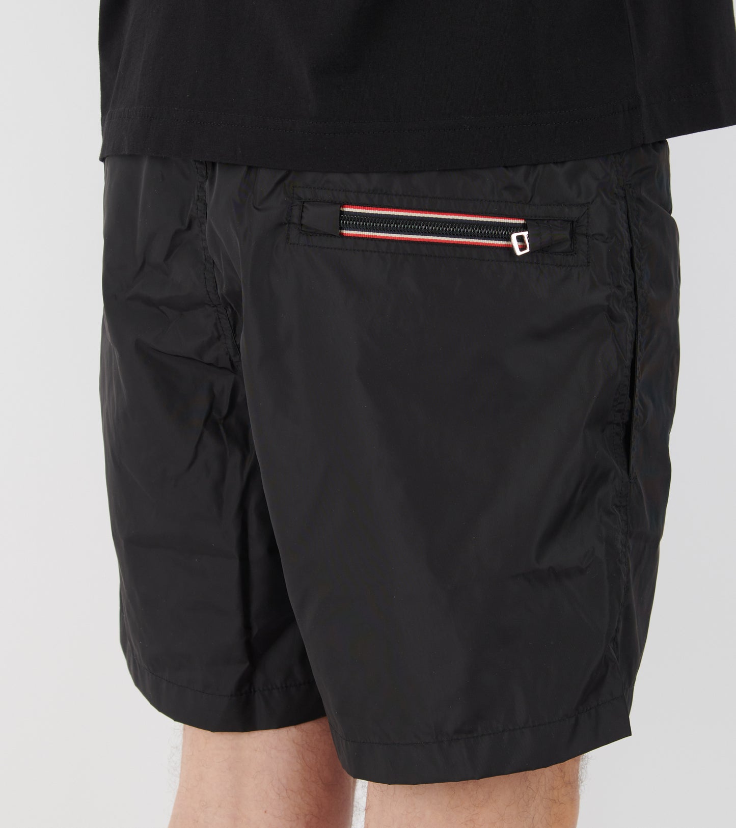 Logo Patch Swim Shorts Black