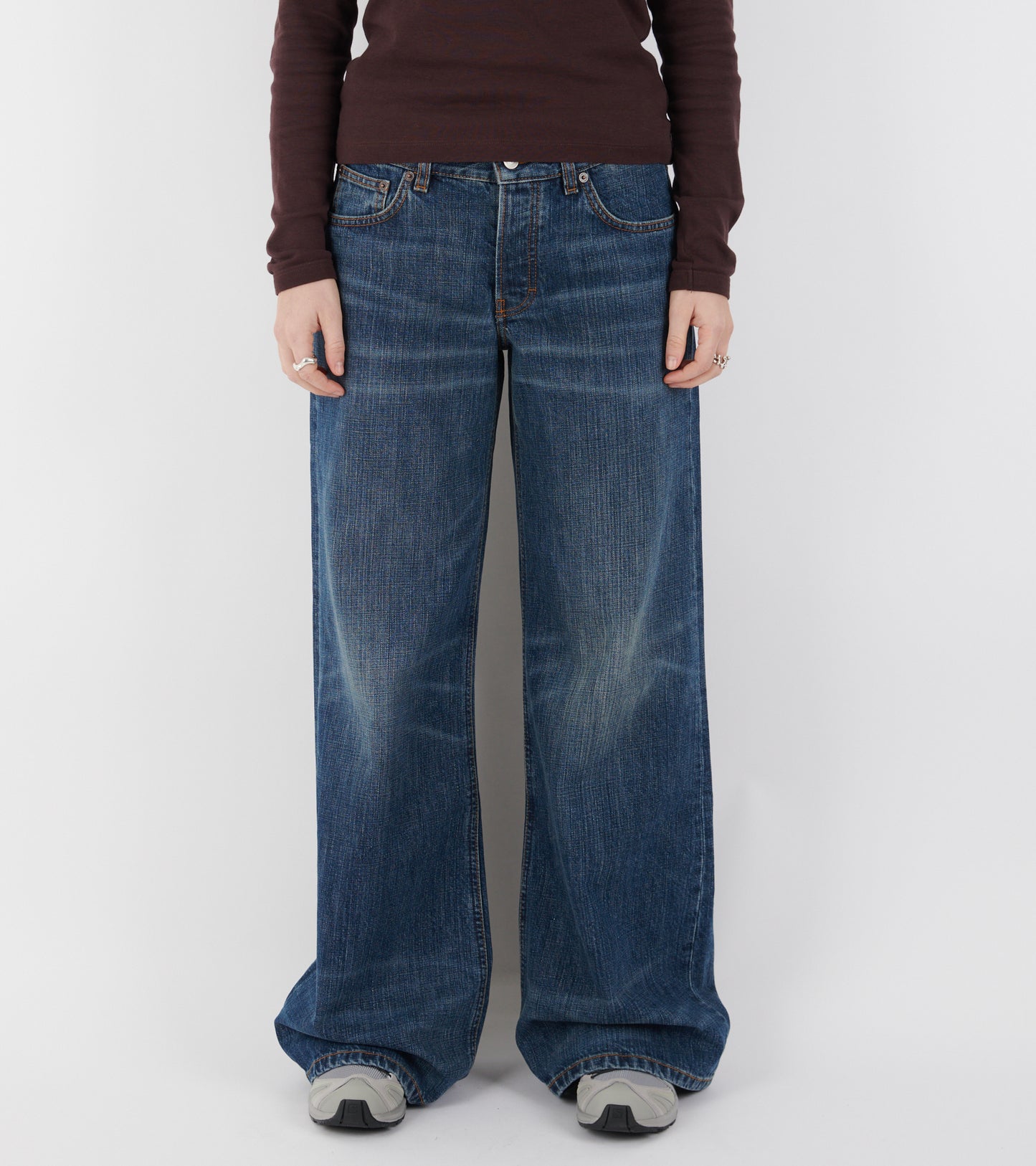 Kyoto Jeans Dark Blue Righe