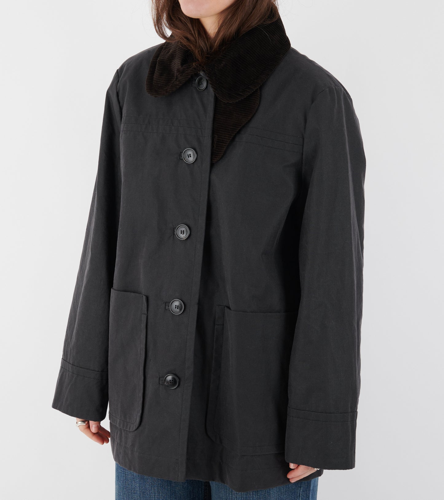 Jamie Jacket Ripstop Oilskin Antracite