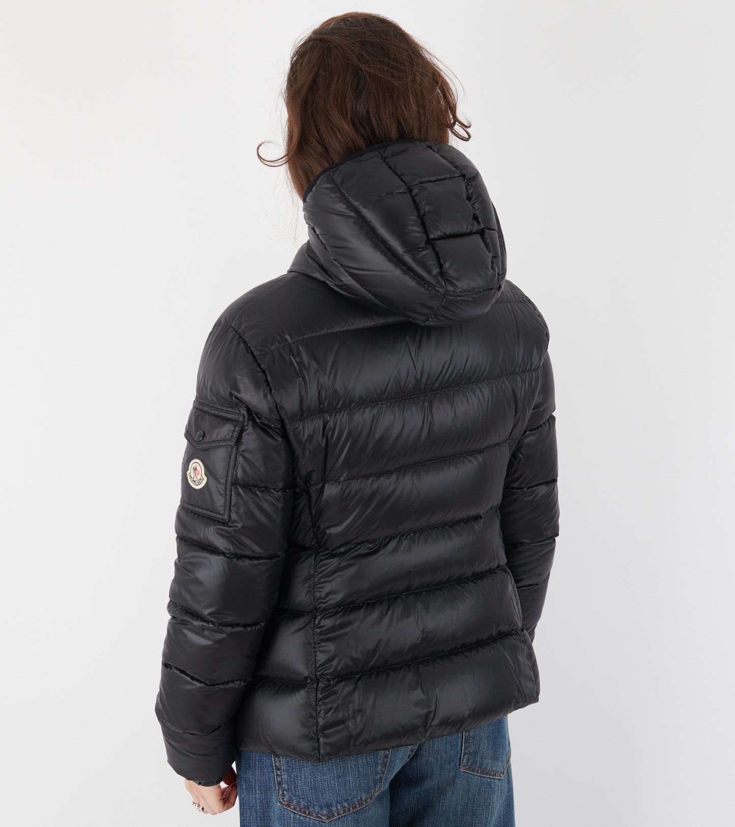Glesse Hooded Down Jacket Black