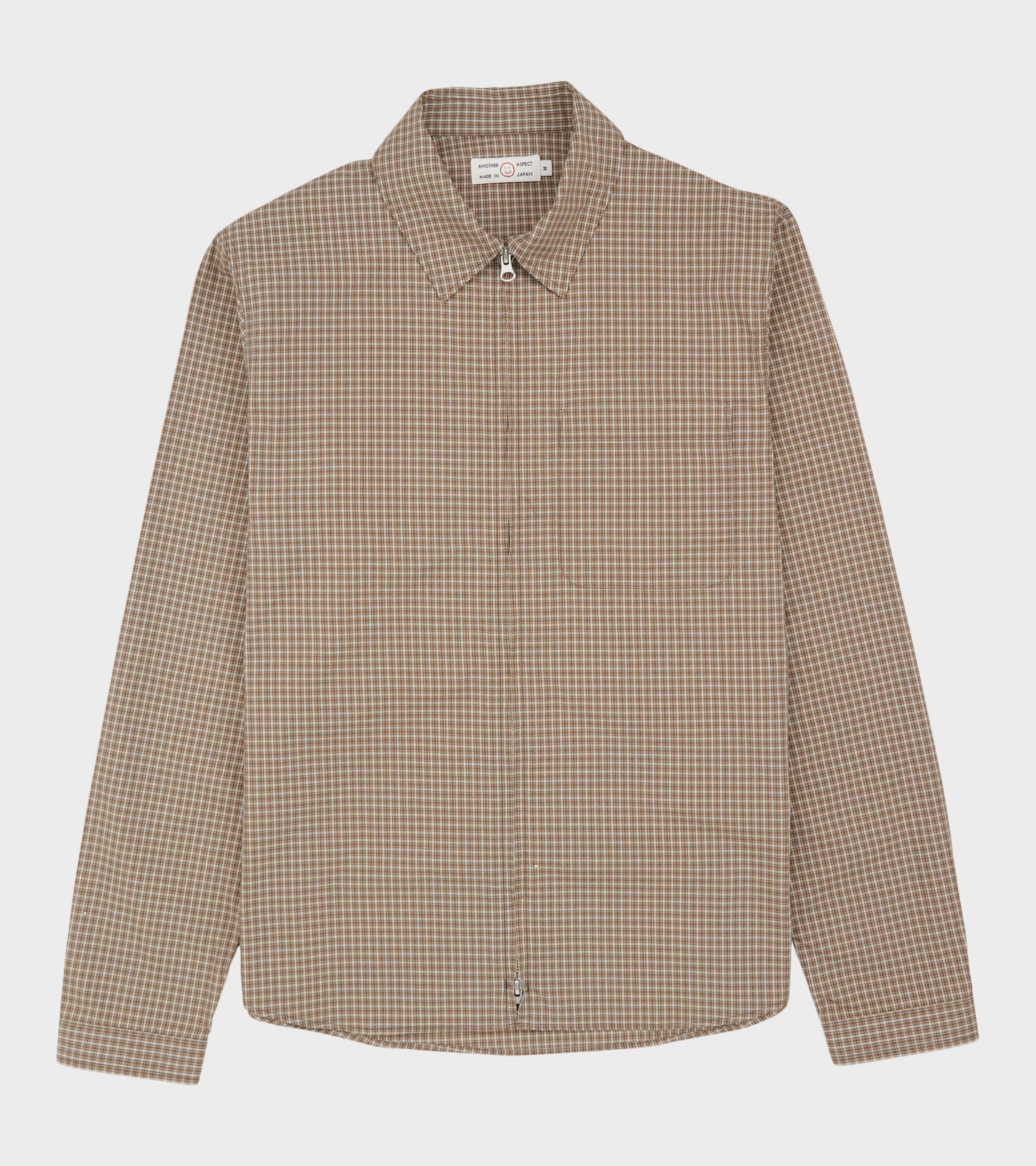 Another Zip Shirt 1.0 Khaki/Brown Check