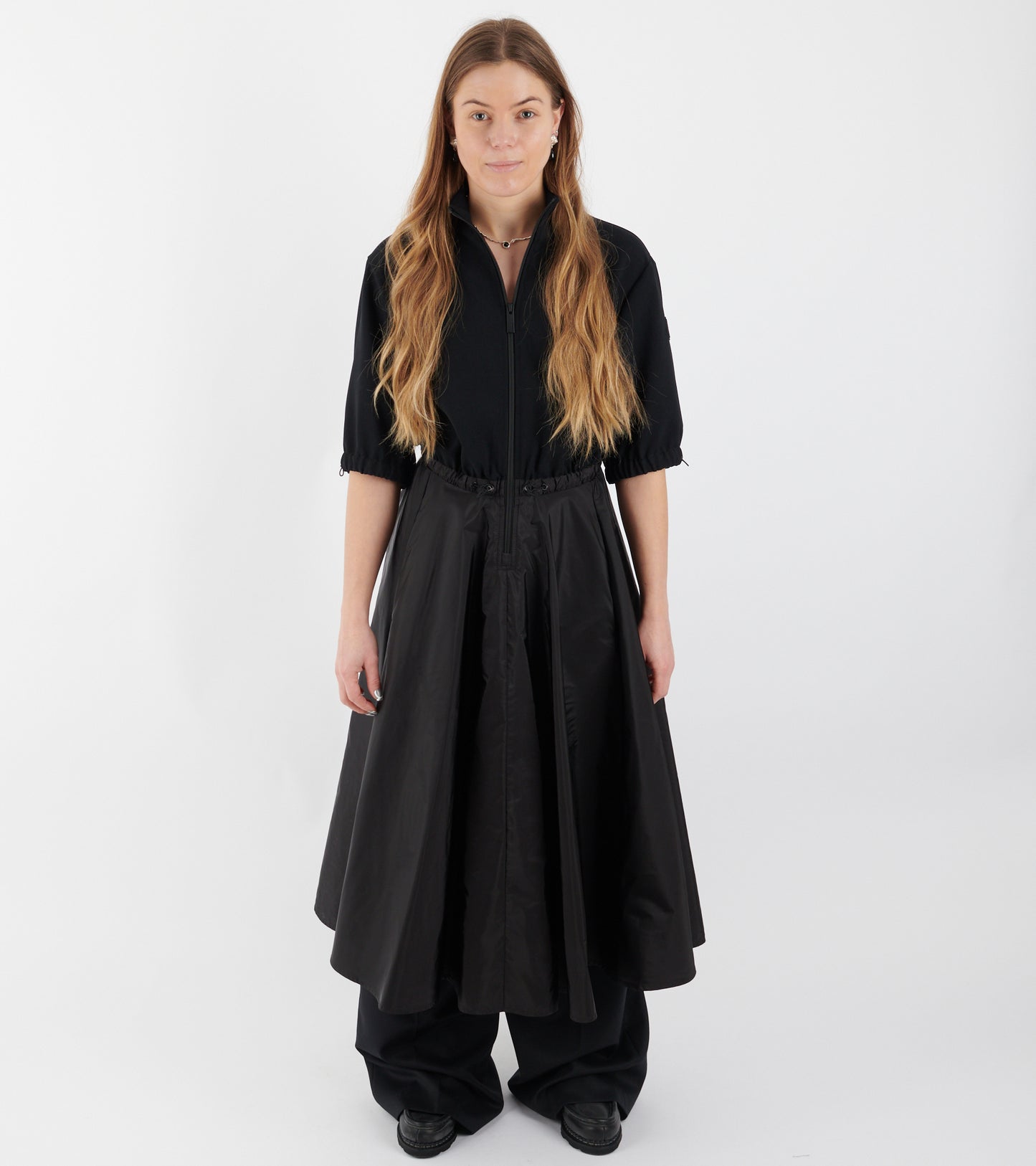 S/S Midi Dress Black