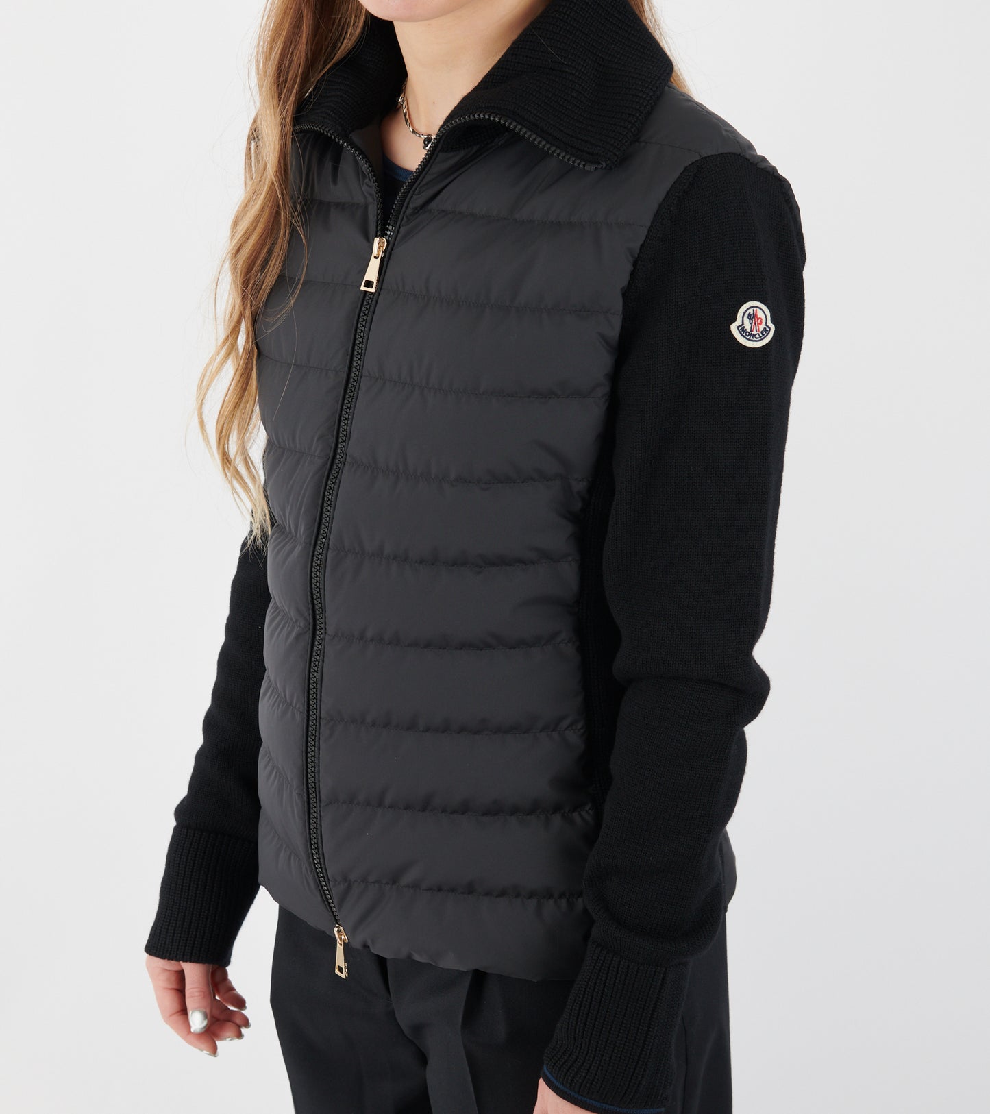 Wool Zip-up Jacket Black