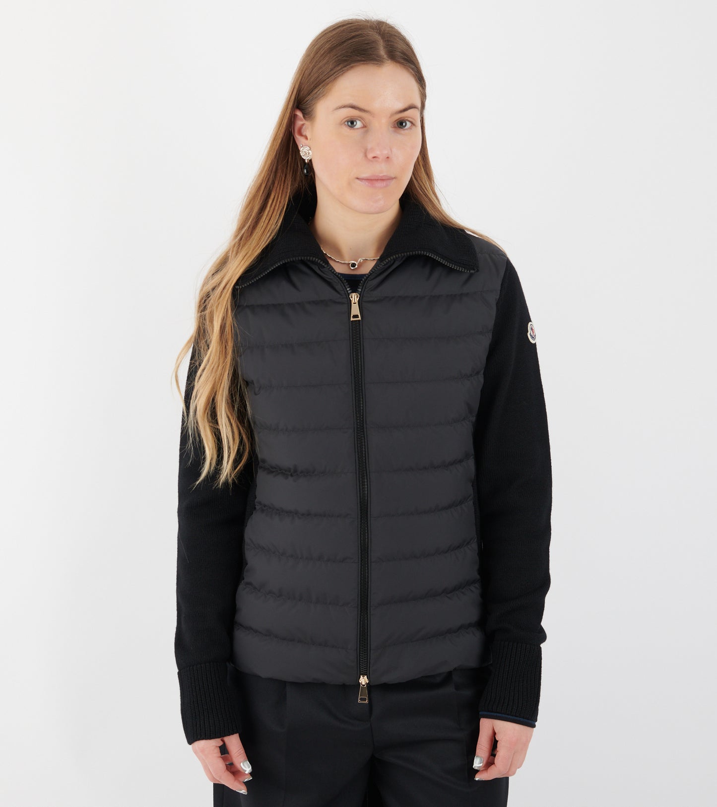 Wool Zip-up Jacket Black