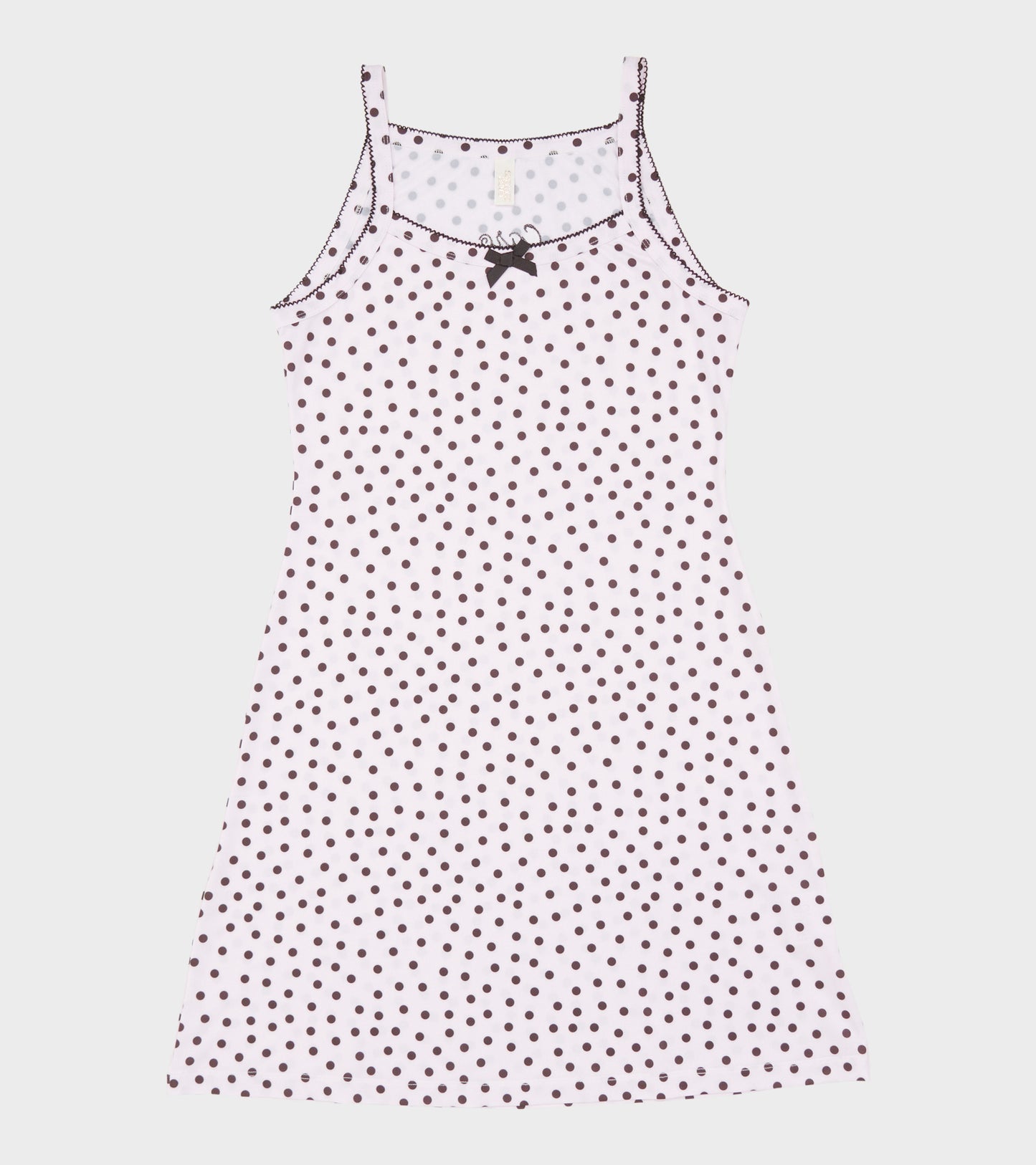 Slip Dress Pink Dots