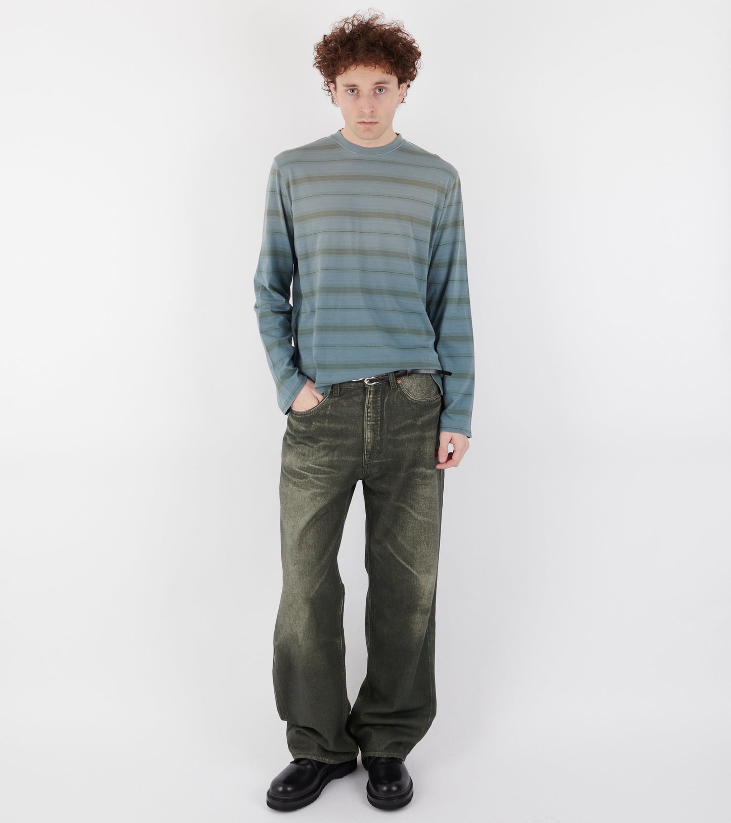 Box Longsleeve Spray Fade Ghost Stripe