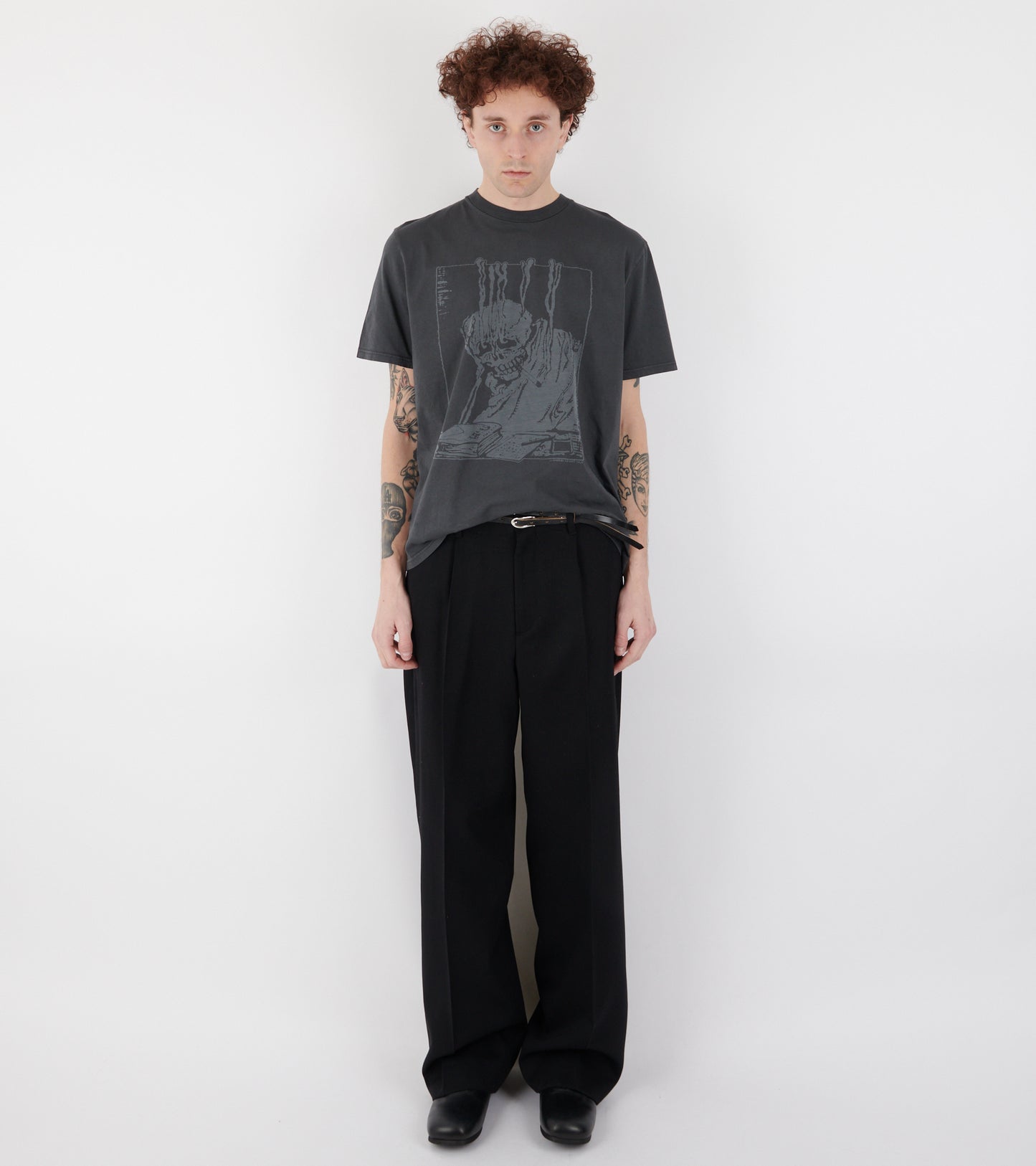 Borrowed Chino Coarse Black Gabardine