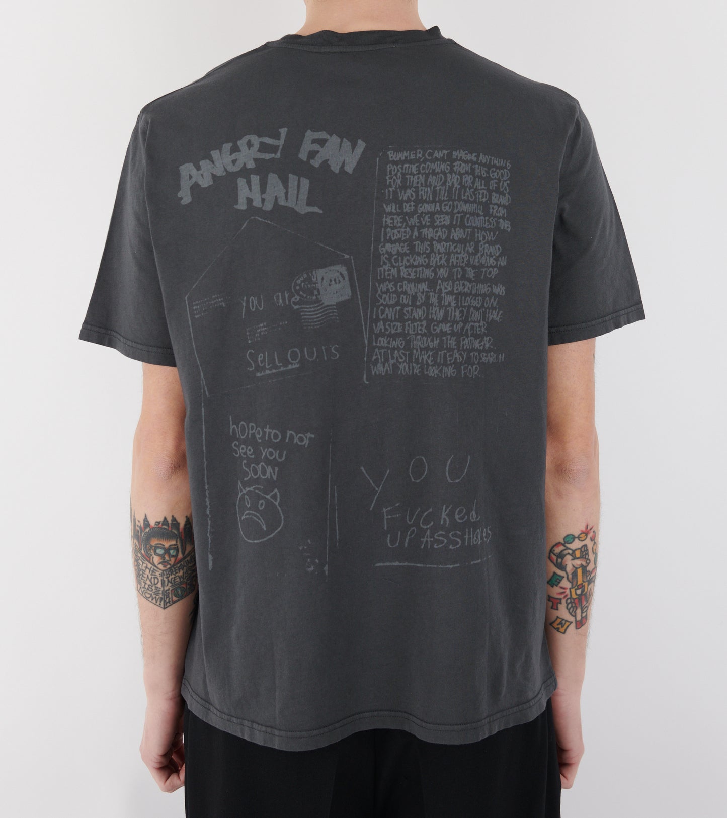 Box T-shirt Angry Fan Mail Print