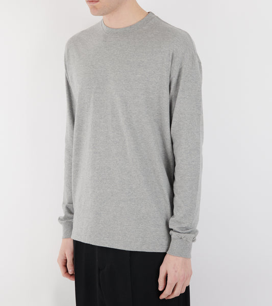 Seamless L/S Tee Top Gray