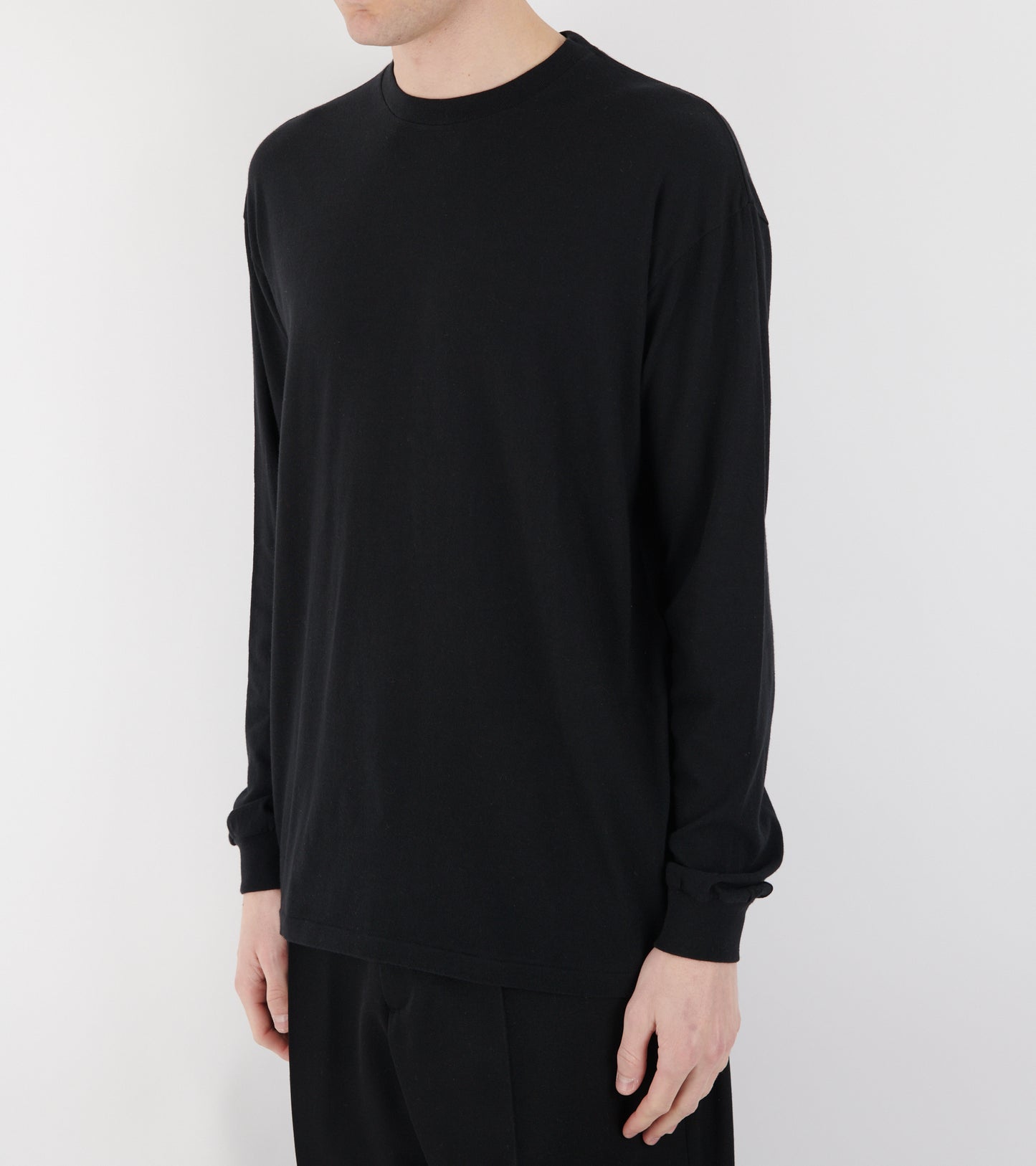 Seamless L/S Tee Black