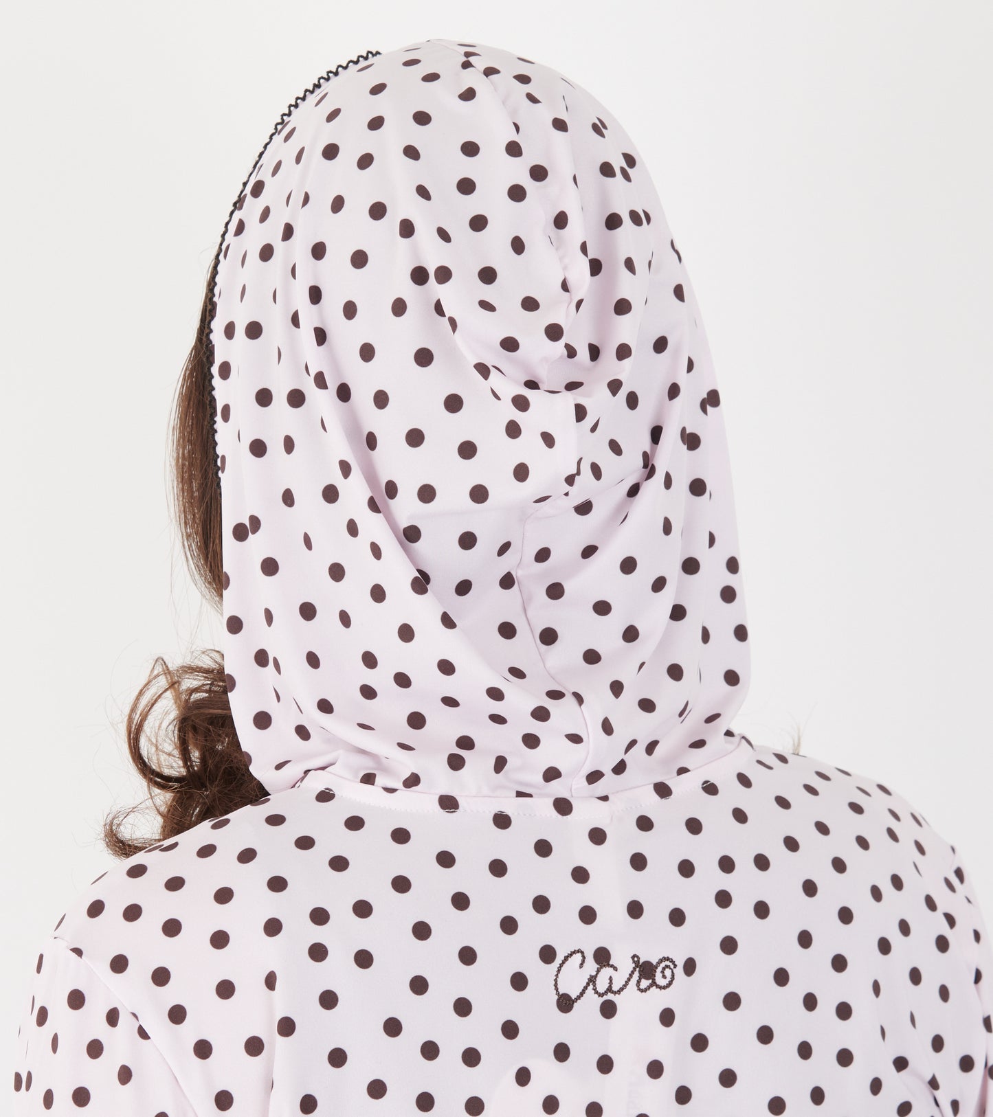 Jersey Hoodie Pink Dots