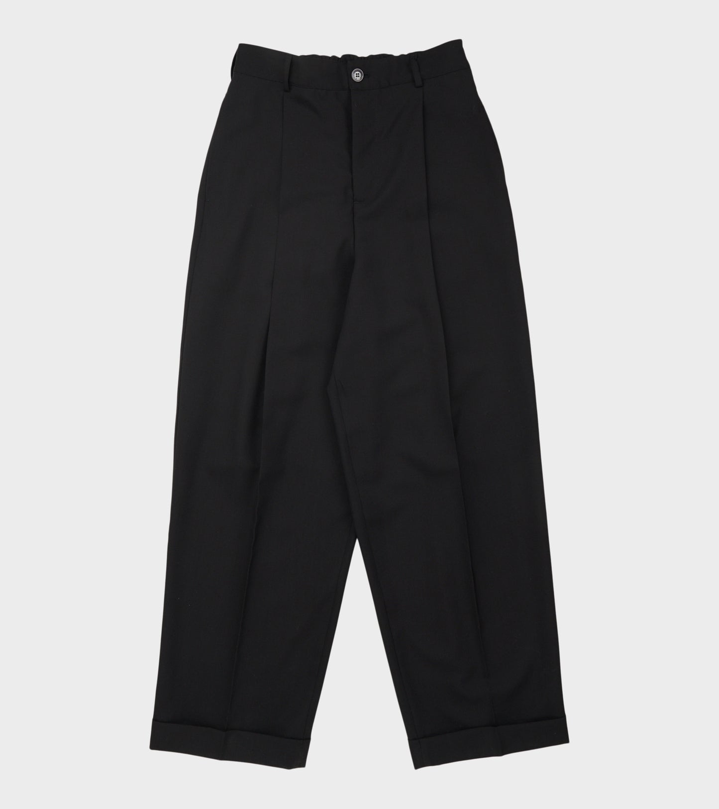 Tropical Wool Trousers Black