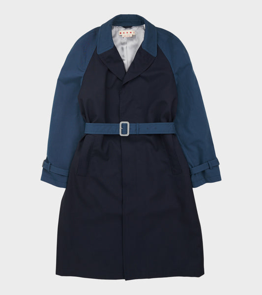 Tropcial Wool Dustercoat Blue/Black