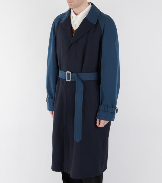 Tropcial Wool Dustercoat Blue/Black