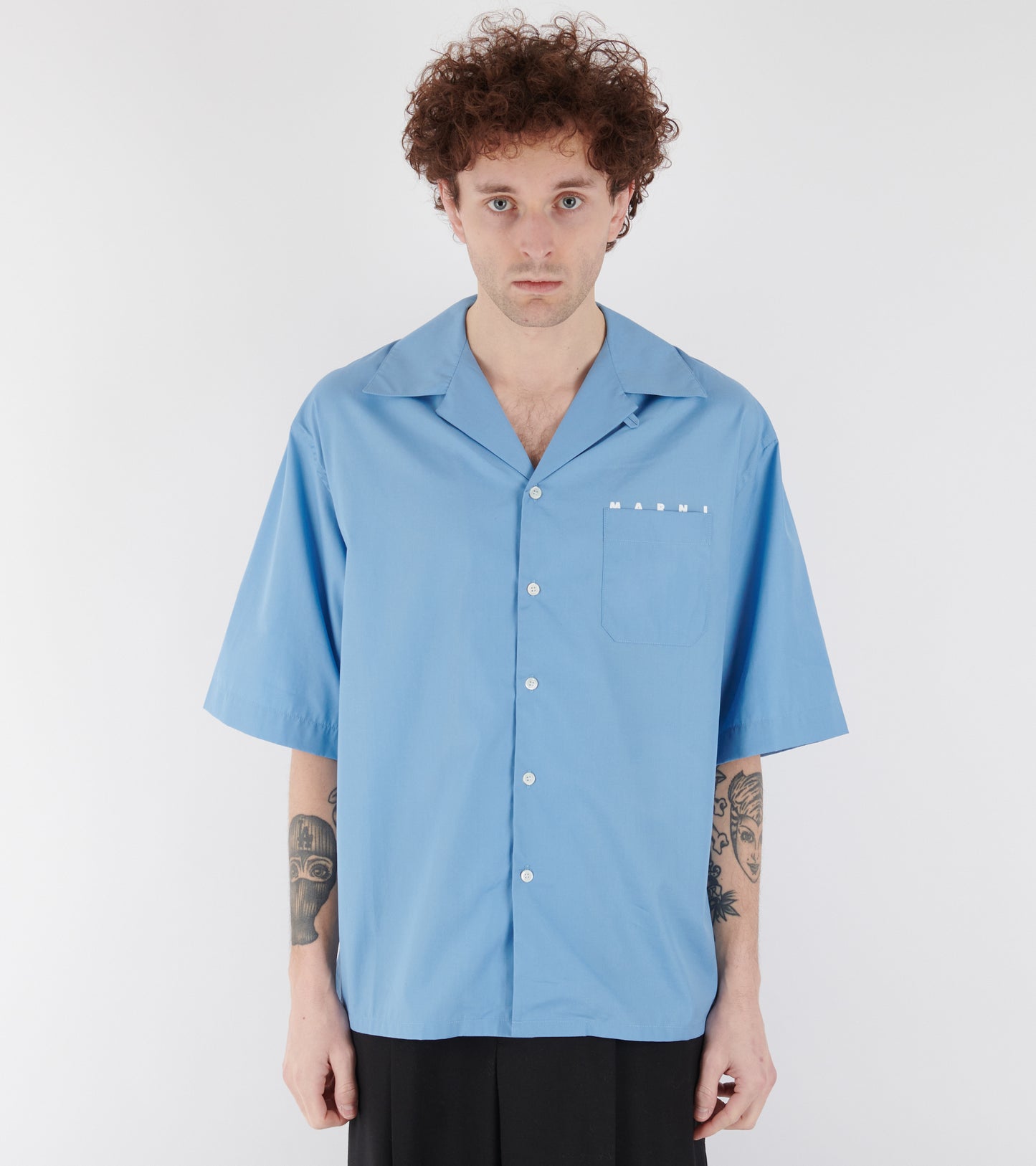 Poplin S/S Shirt Sky