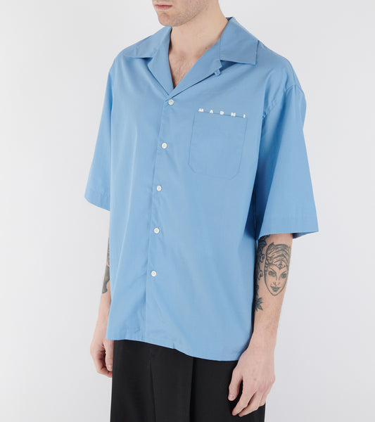 Poplin S/S Shirt Sky