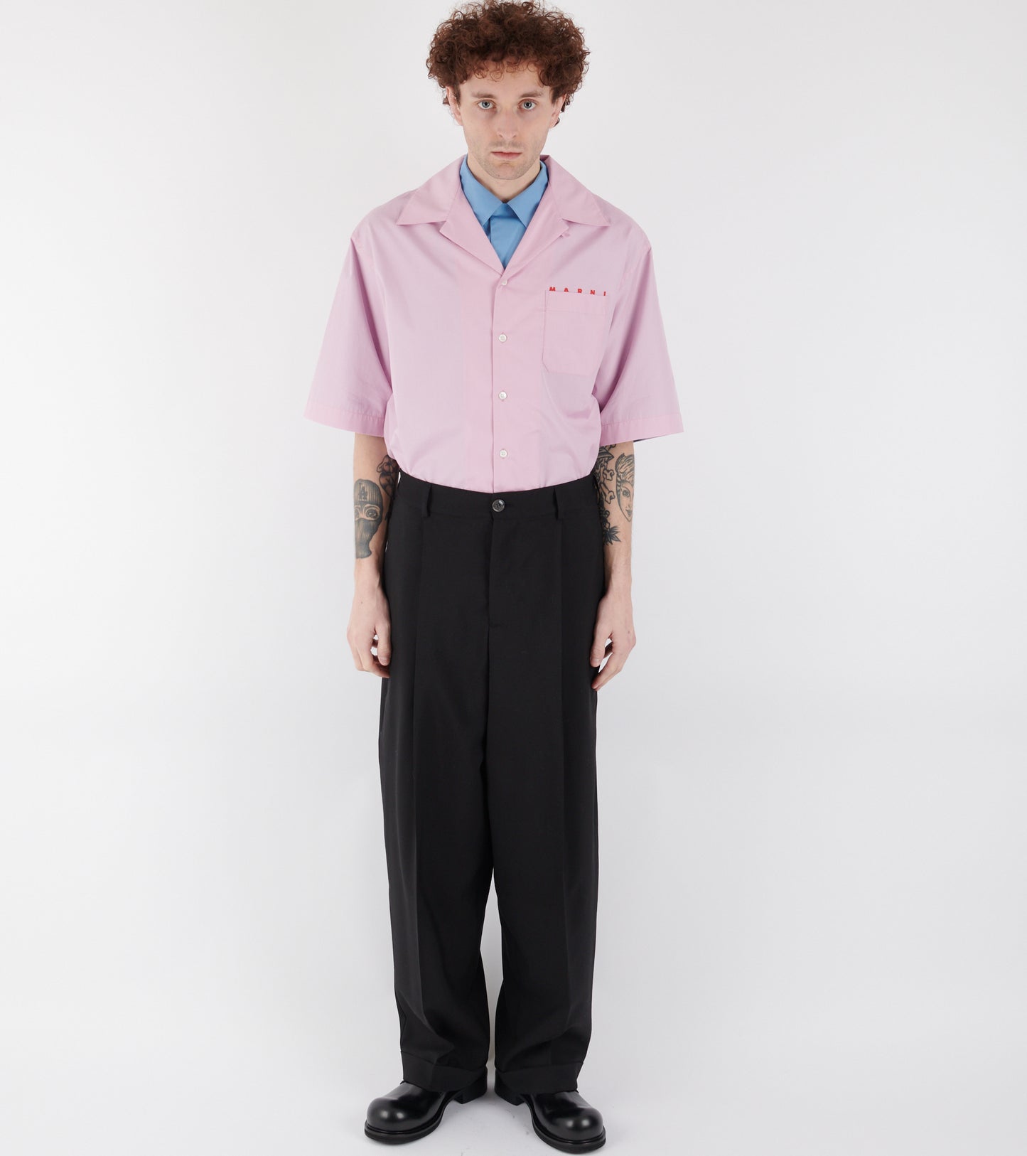 Tropical Wool Trousers Black