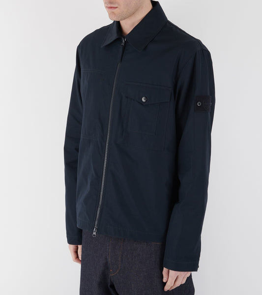 Cotton Ghost Overshirt Navy