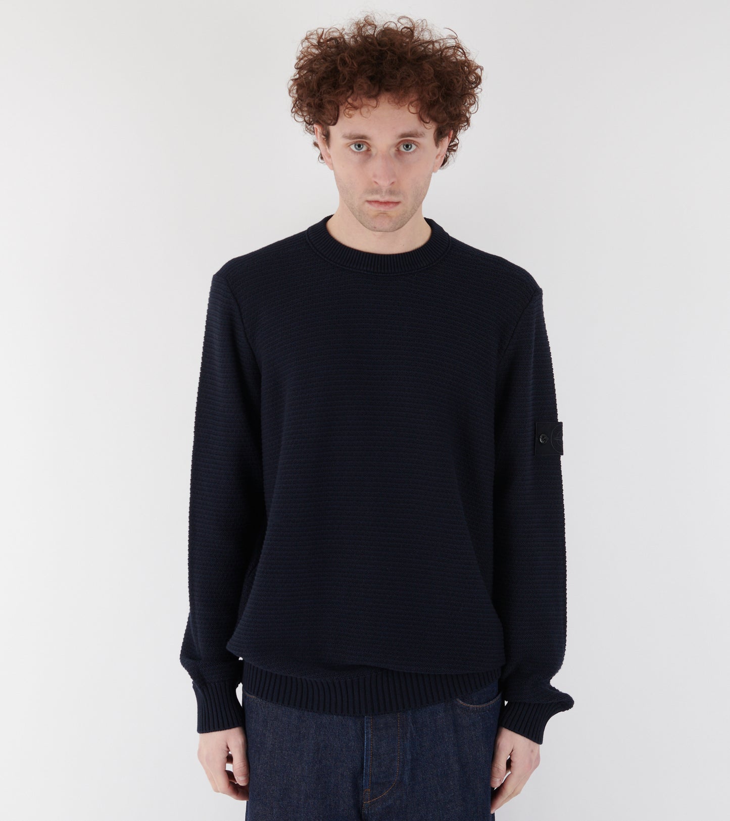 Cotton Cashmere Ghost Knit Navy