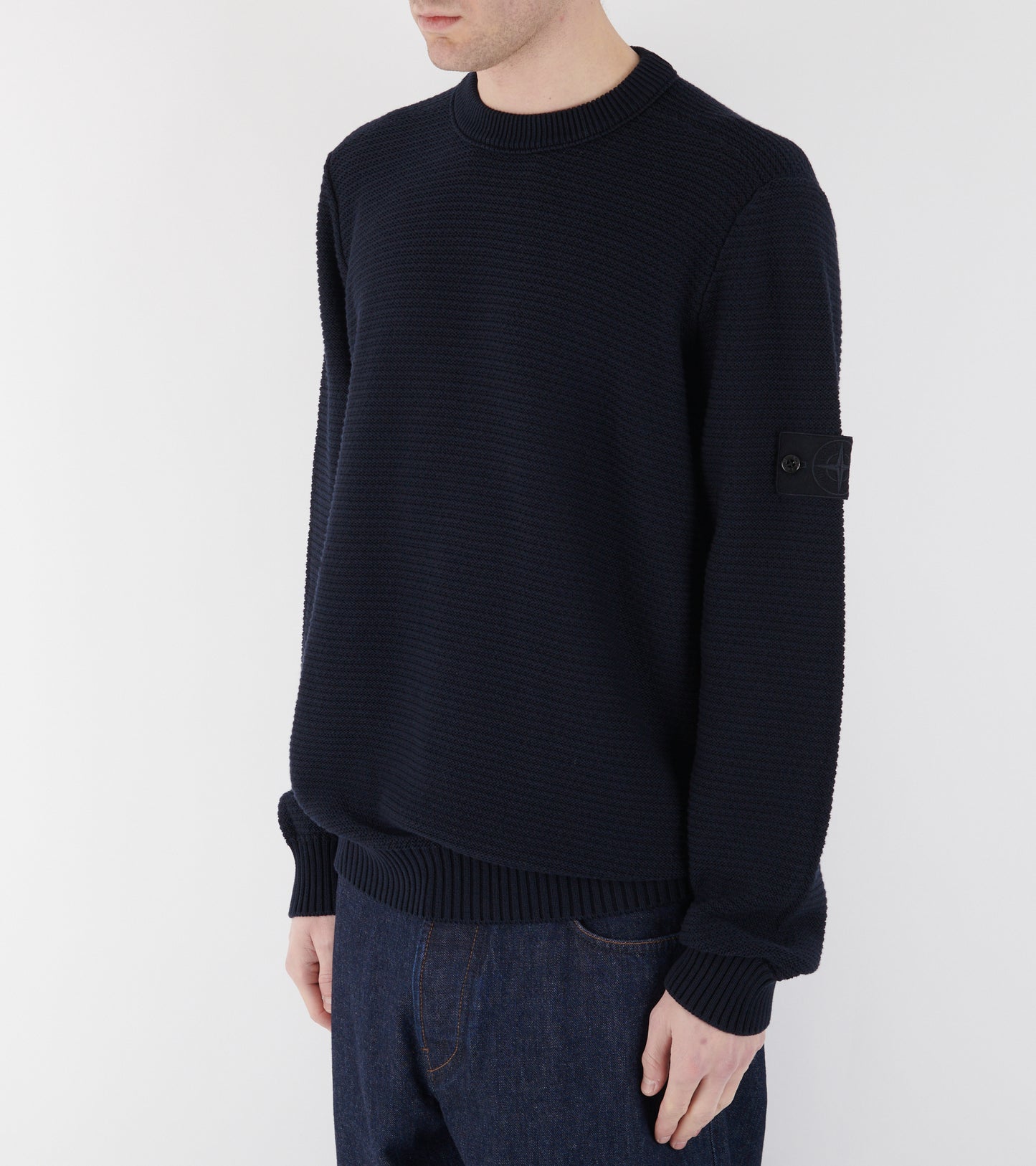 Cotton Cashmere Ghost Knit Navy