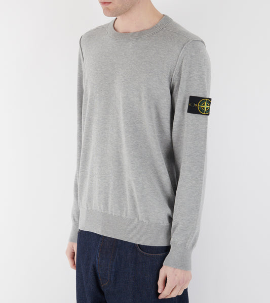 Classic Lightweight Cotton Knit Grey