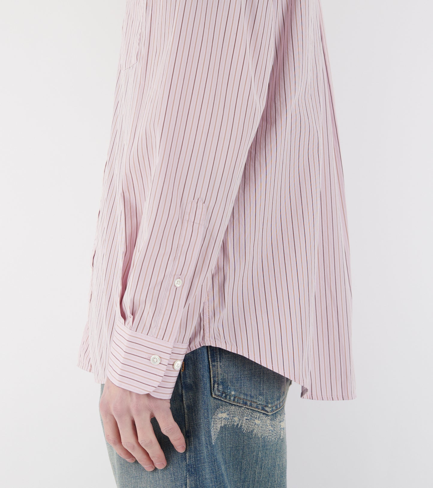 New Base Shirt Pink Stripe