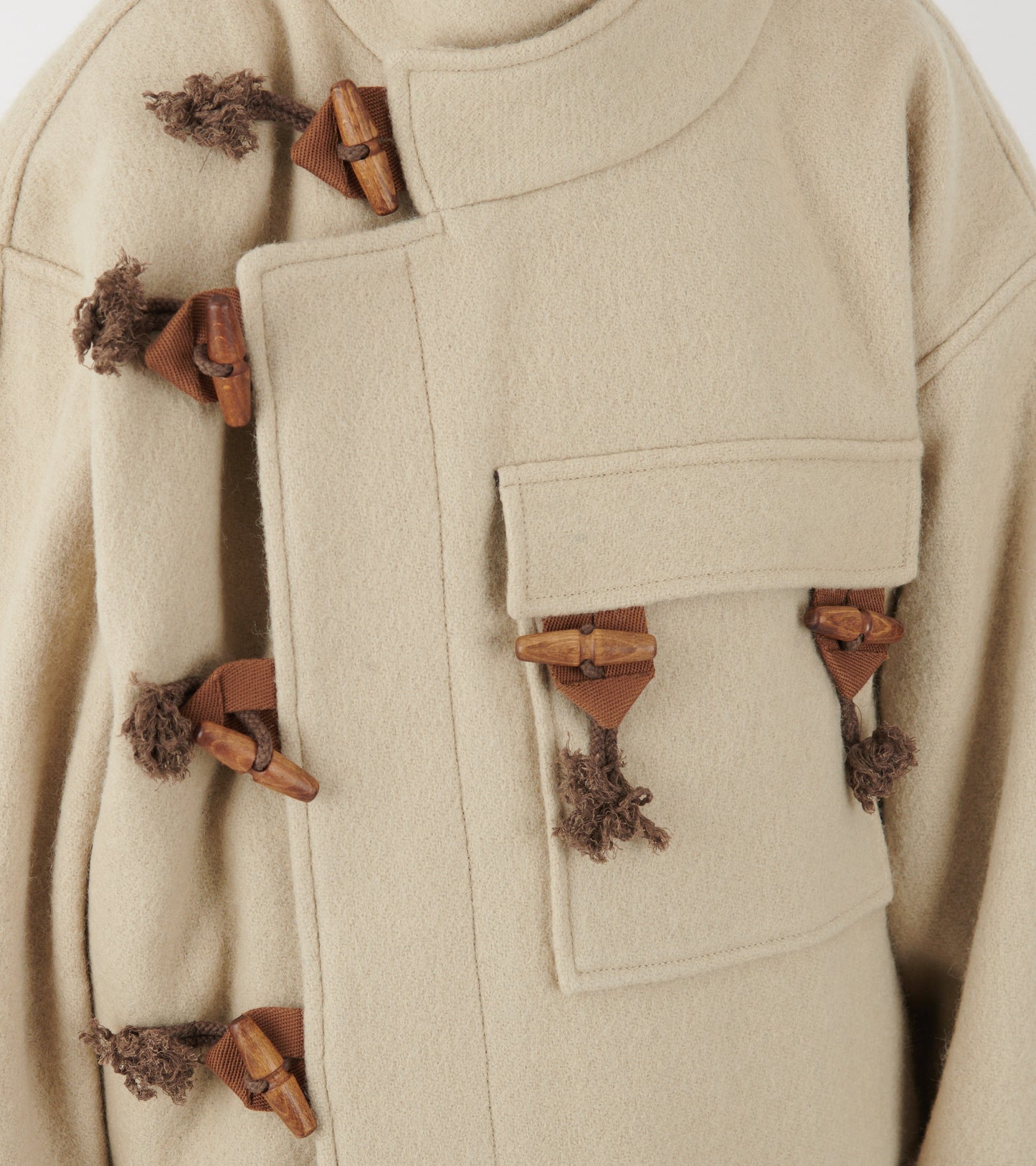 Klippan Boiled Wool Jacket Oatmeal