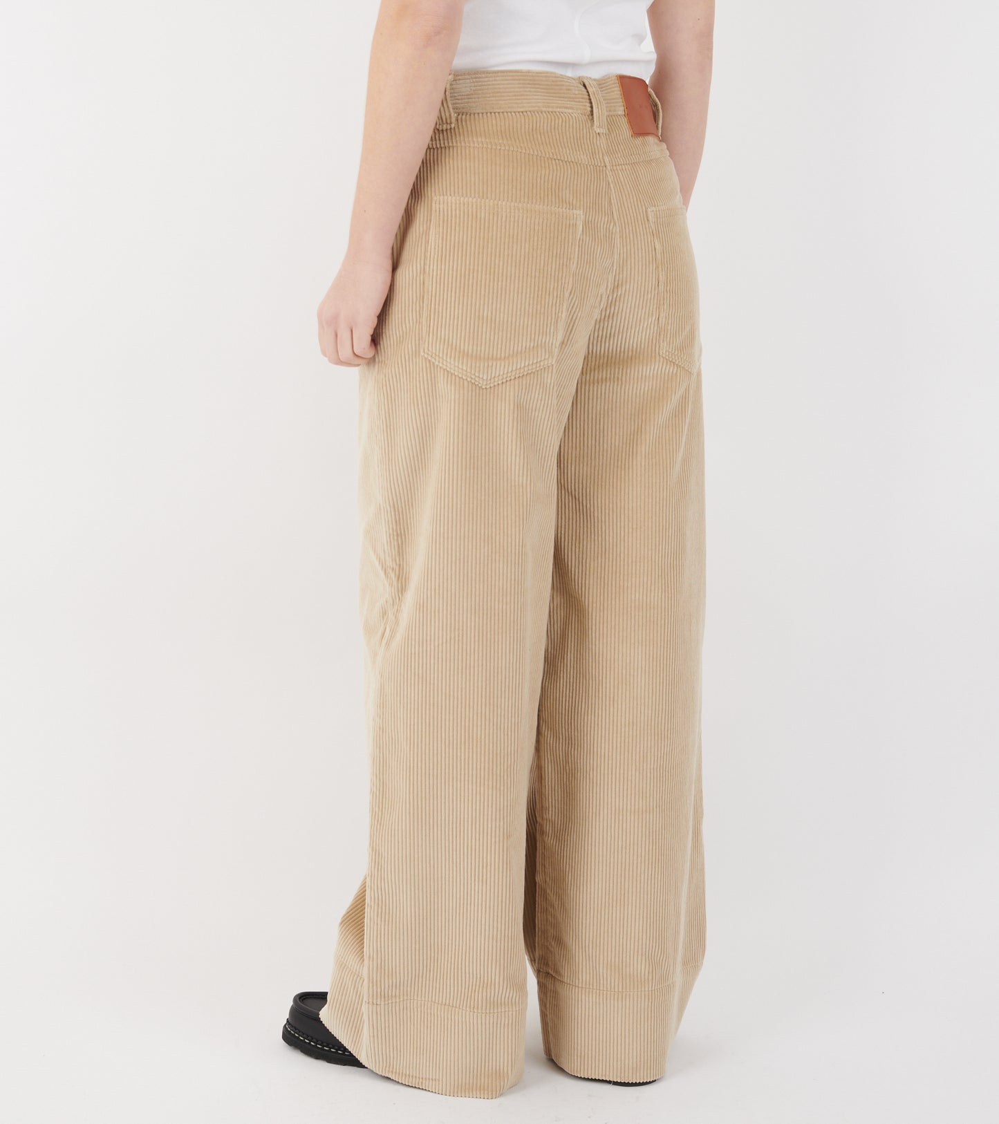 Corduroy Wide Pants Beige