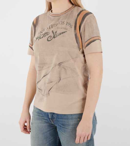 Graphic T-shirt Sand Beige