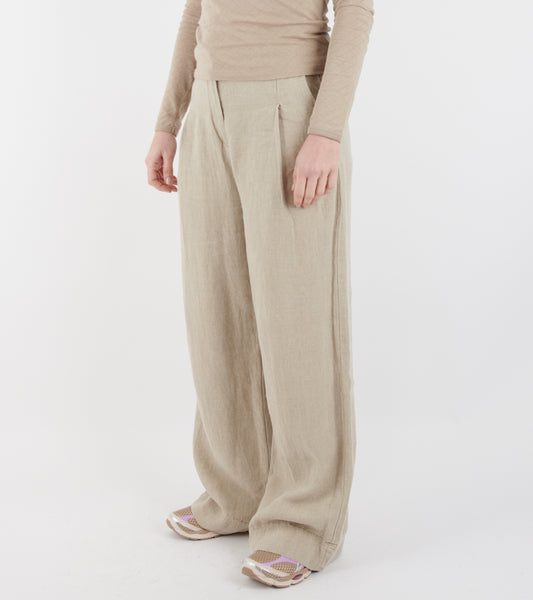 Willy Pant Heavy Linen Pure Natural