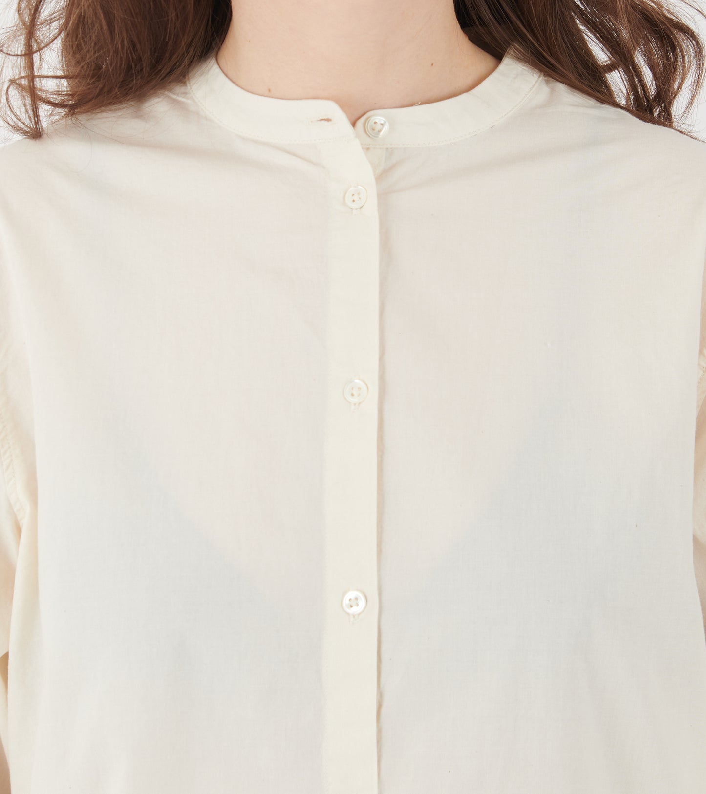 Bibs Shirt Cotton Pure Ecru