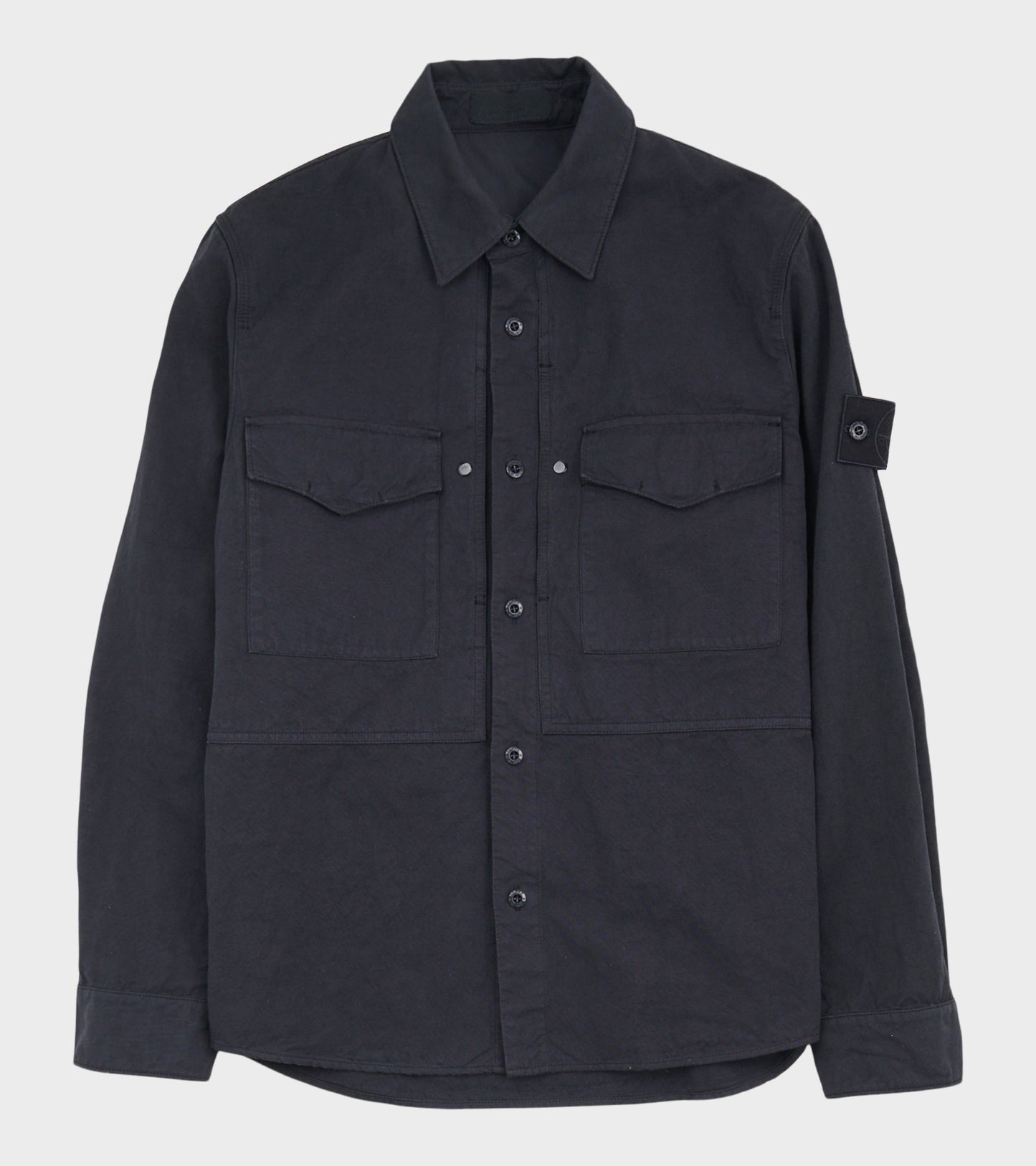 Linen Ghost Overshirt Navy