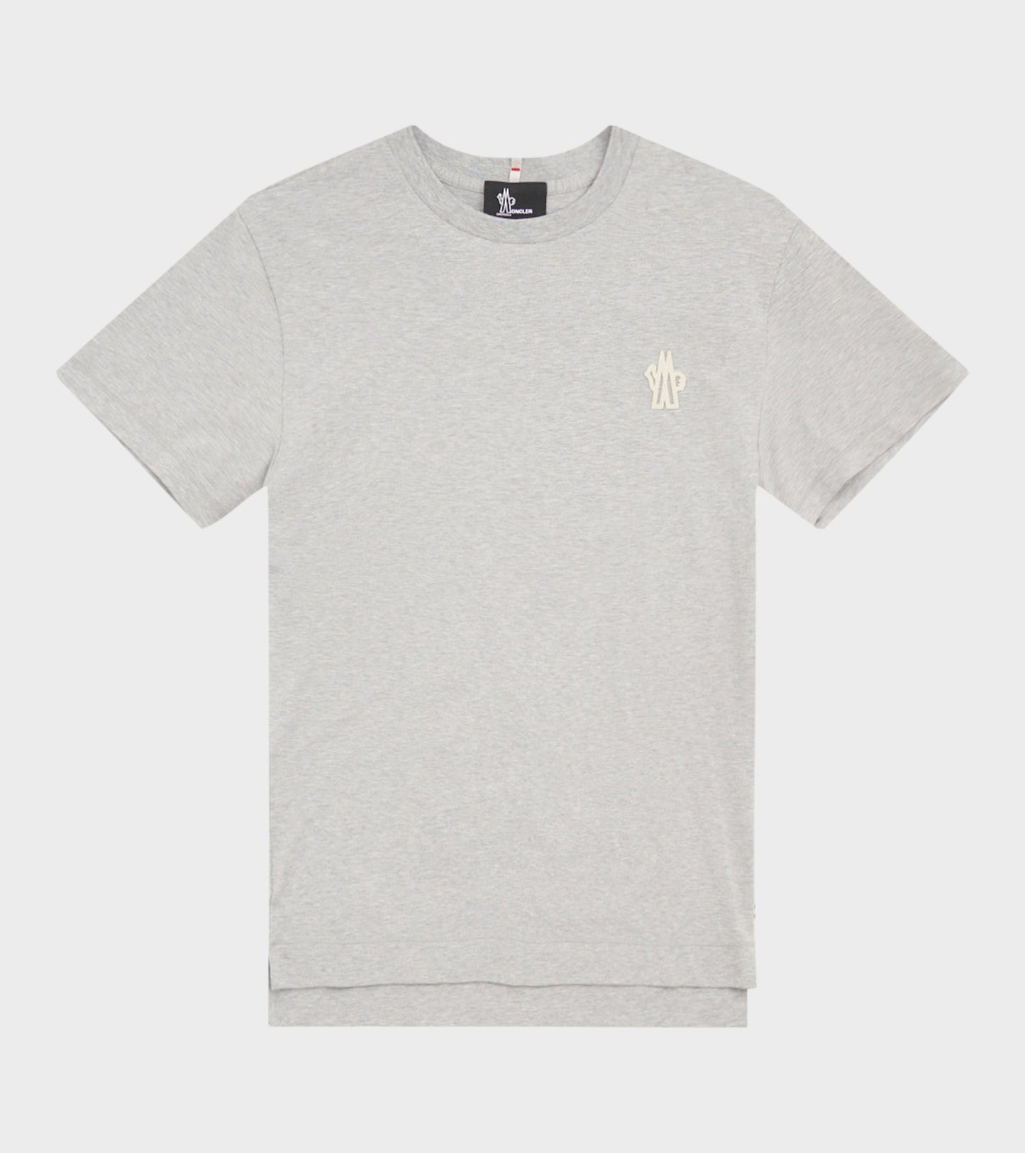 Logo Patch Cotton Blend S/S T-shirt Grey